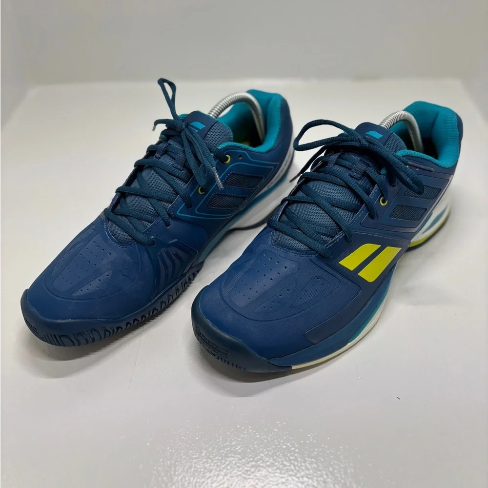 Babolat Propulse Team BPM AC Men’s Tennis Shoes Size 10.5 Blue Yellow All Court - Picture 2 of 14